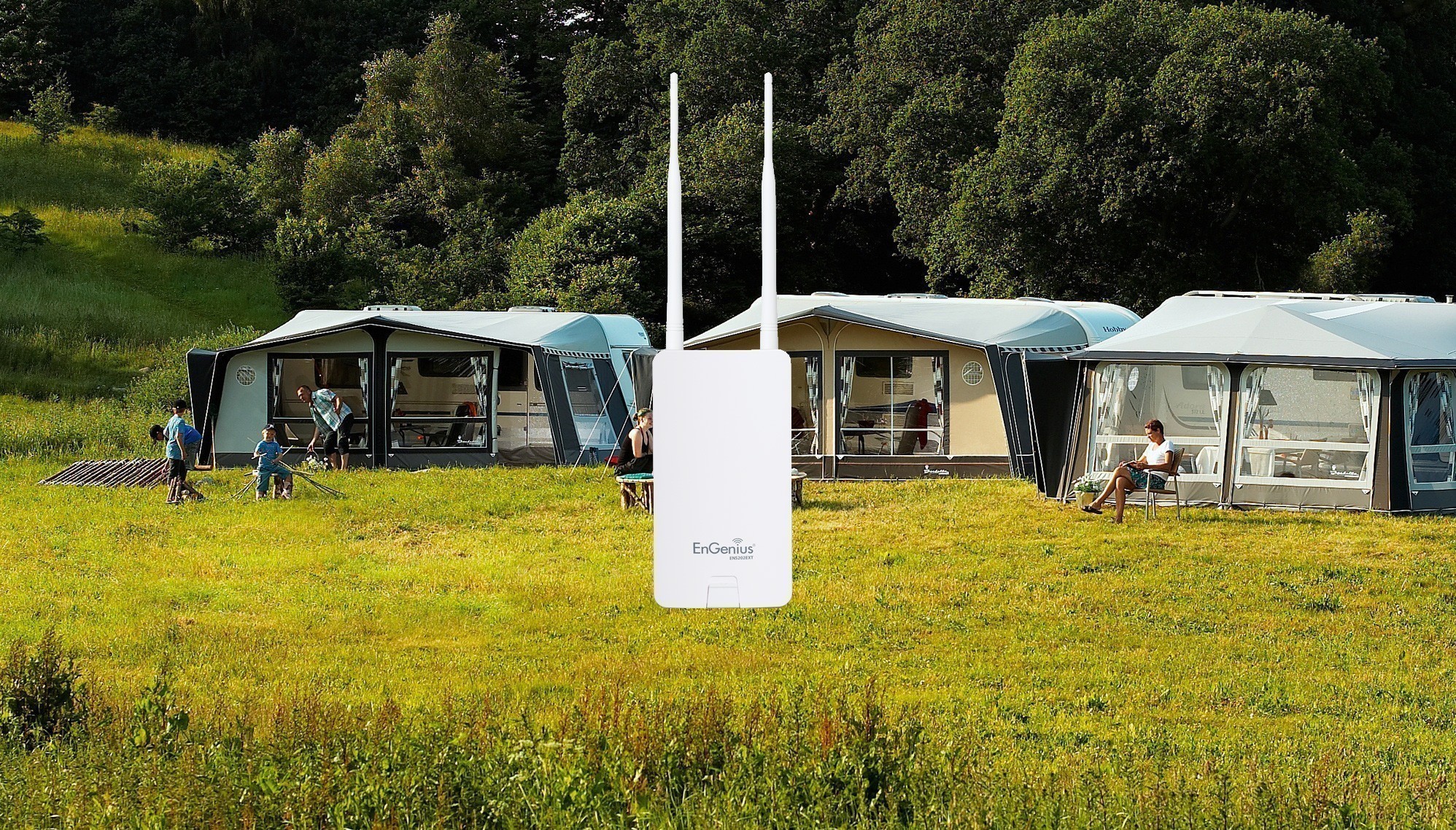 Meenemen Regenjas Hertellen WiFi versterker voor op de camping - KampeerMagazine